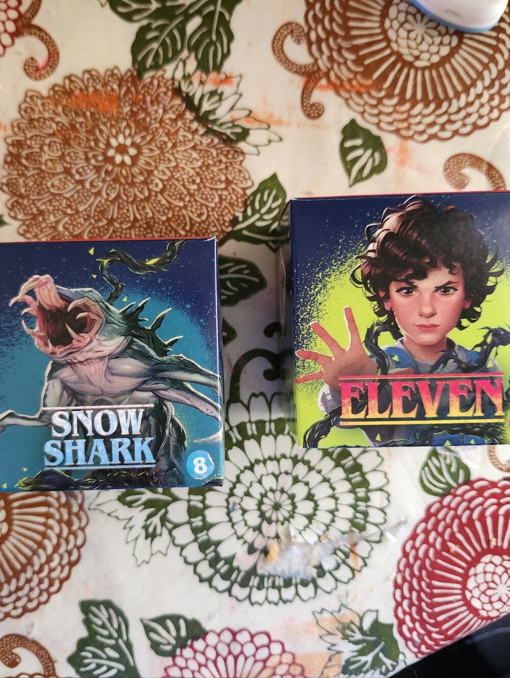 Stranger Things “Tales From ’85” McDonald’s Toys — ELEVEN + SNOW SHARK w/ Houses